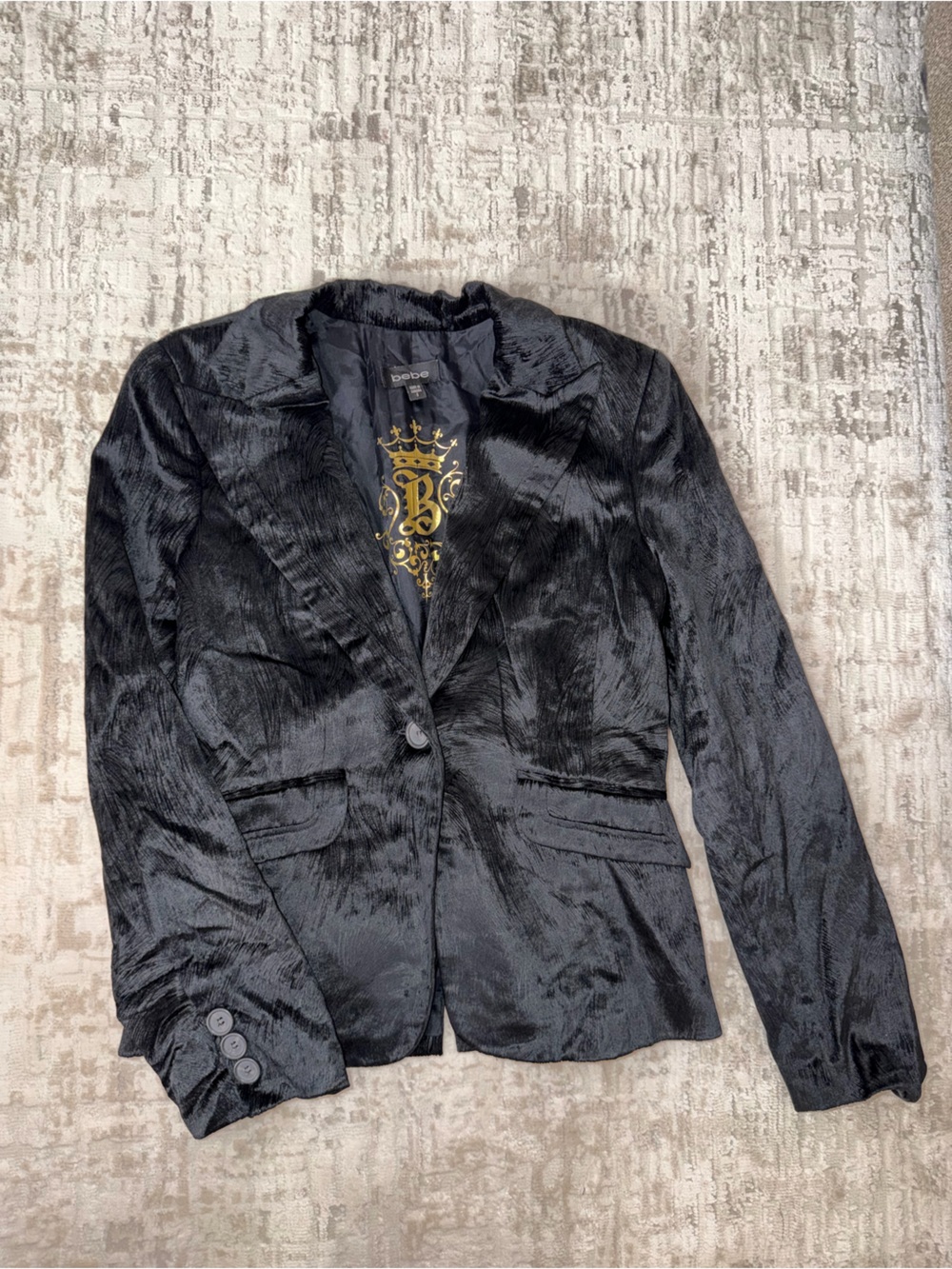 Bebe Black blazer- Classic Tailored Fit